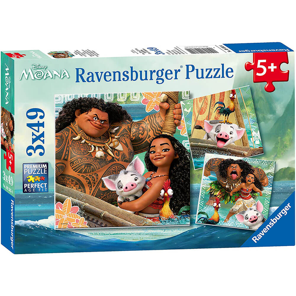 Ravensburger Disney Princess - Born to Voyage (3 x 49 pc Puzzles)
