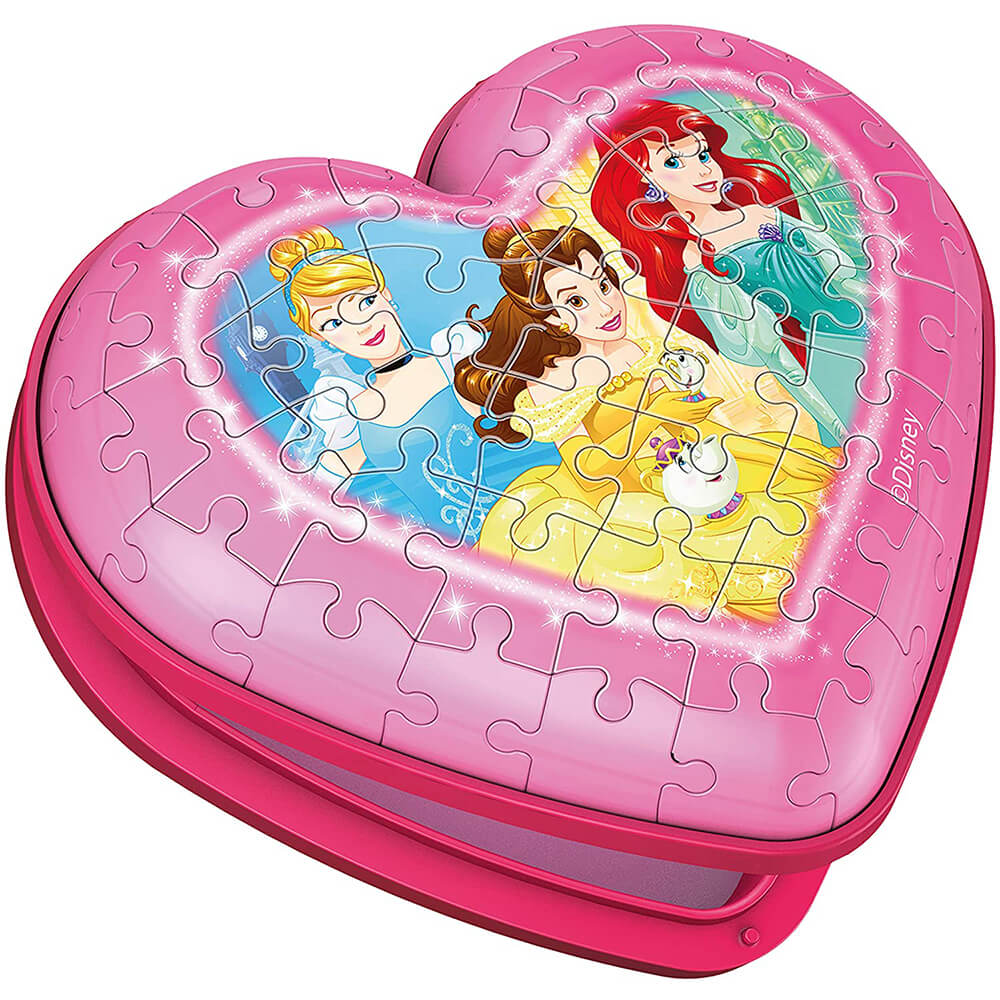 Ravensburger Disney Princess Heart Case 54 pc 3D Puzzle