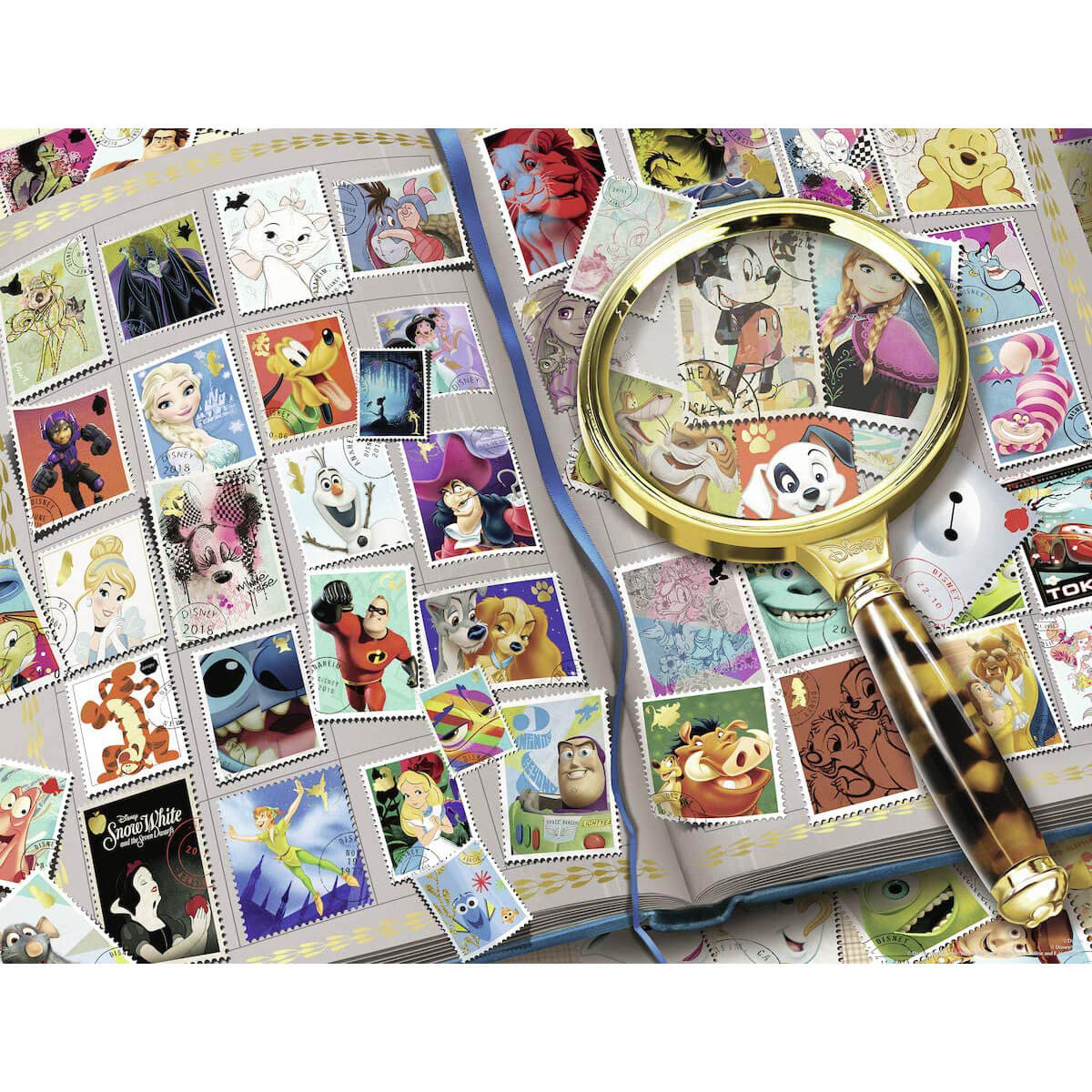 Ravensburger Disney Stamp Album 2000 Piece Jigsaw Puzzle