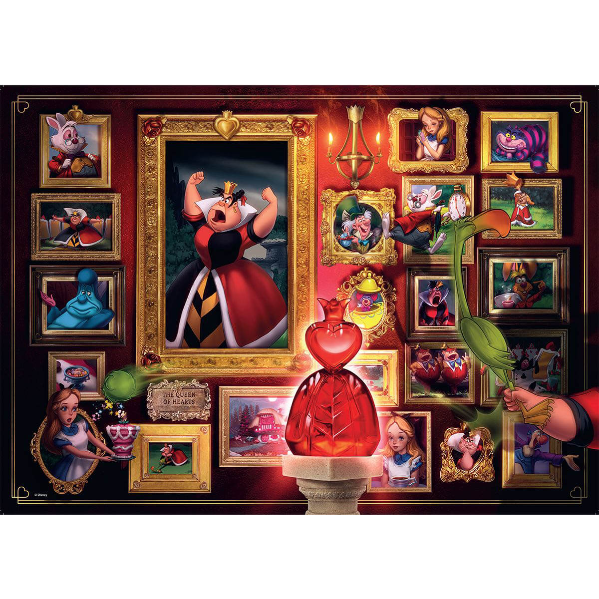 Ravensburger Disney Villainous Queen of Hearts 1000 Piece Jigsaw Puzzle