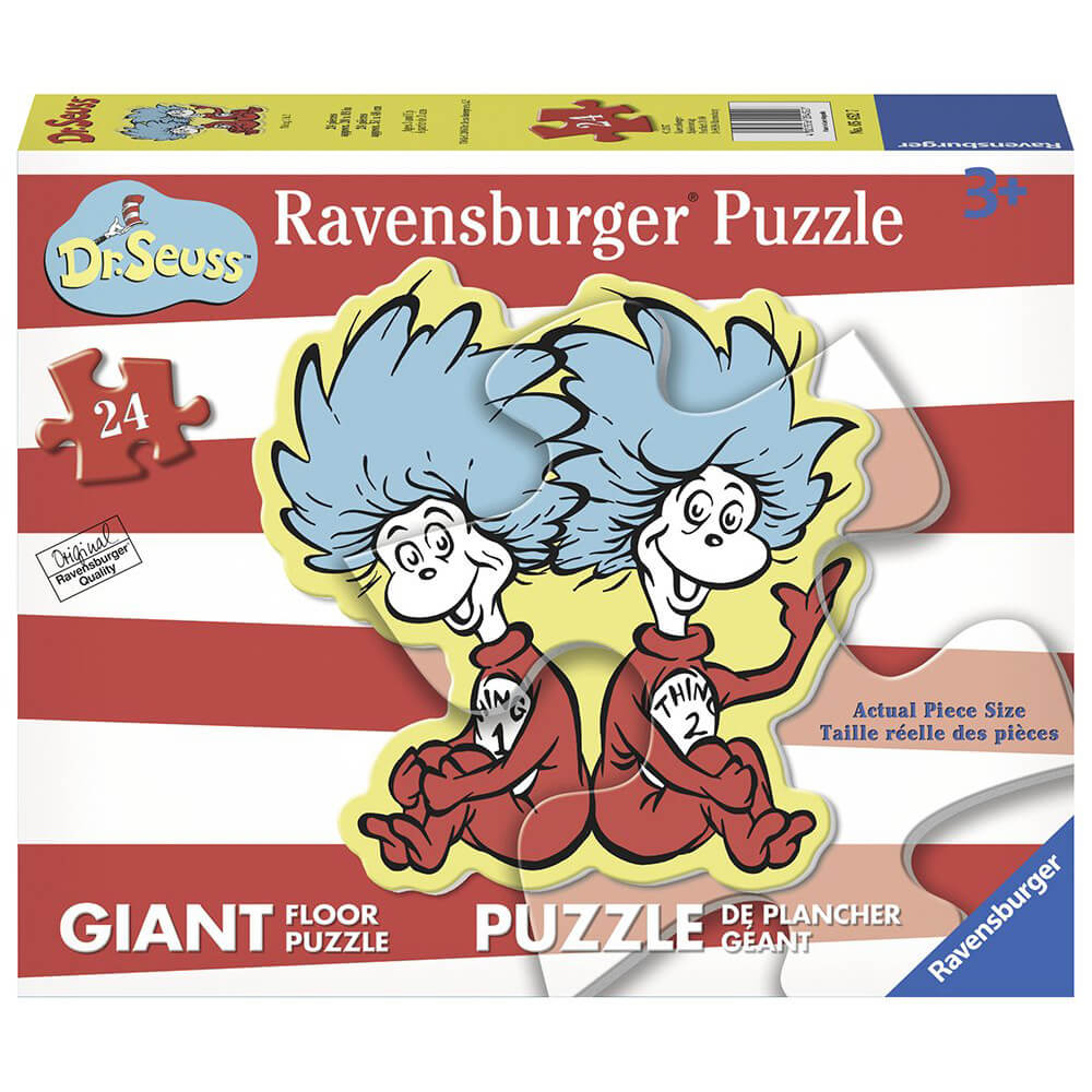 Ravensburger Dr. Seuss - Thing 1 & 2 (24 pc Shaped Floor Puzzle)