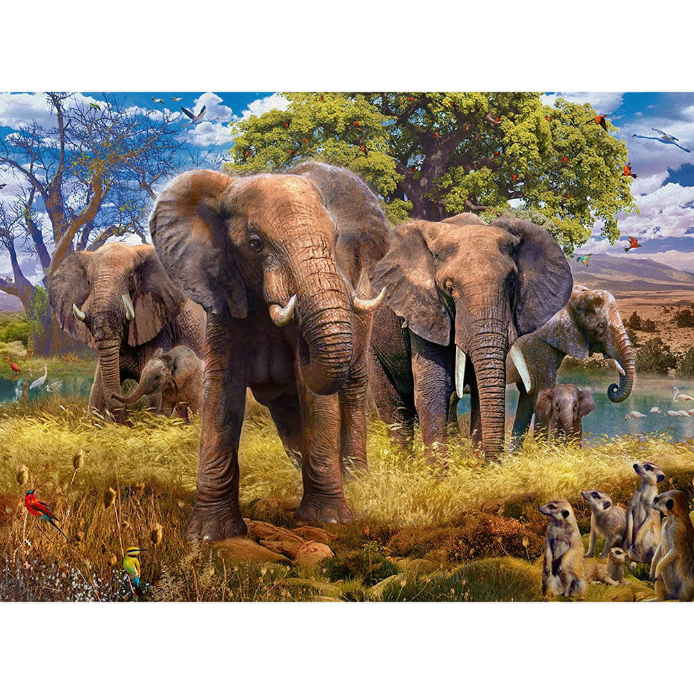 Ravensburger Elephants 500 Piece Puzzle