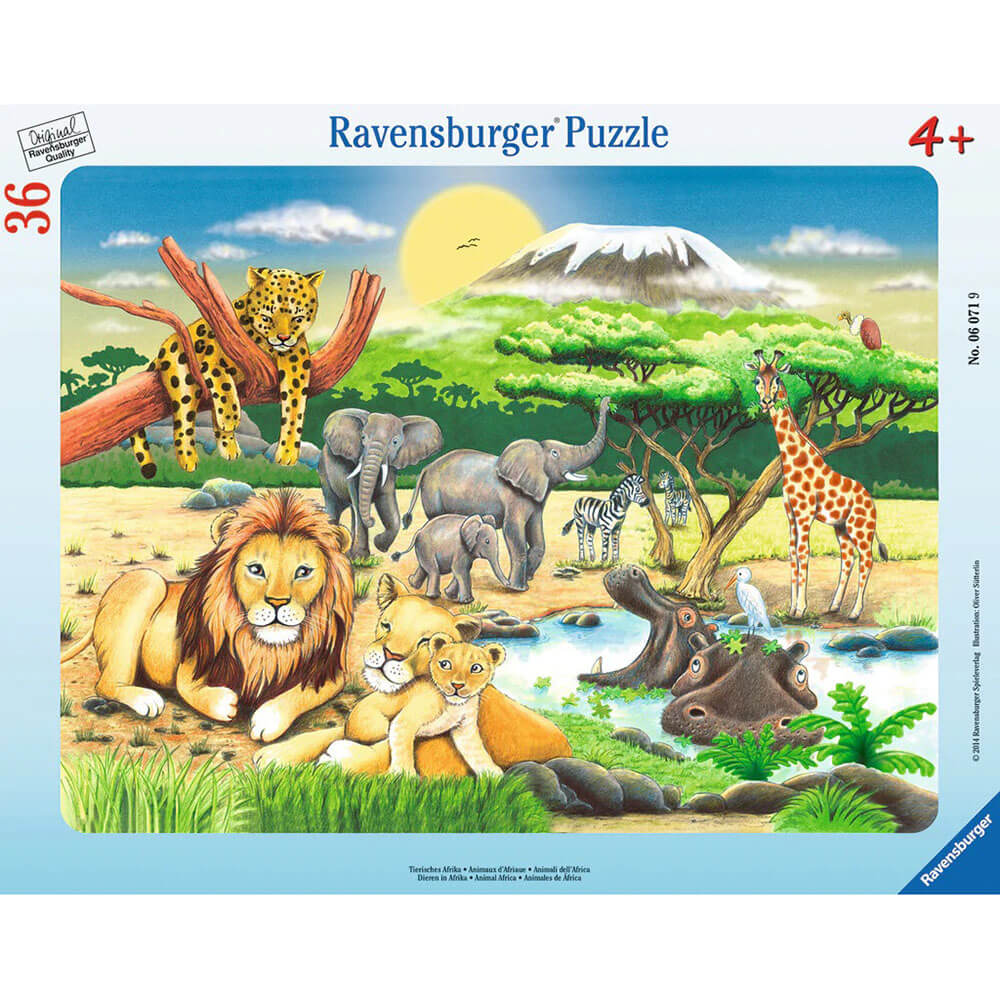 Ravensburger Frame Puzzles - African Animals (36 pc Puzzle)