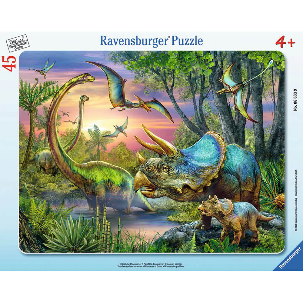 Ravensburger Frame Puzzles - Dinosaurs at Dawn (45 pc Puzzle)