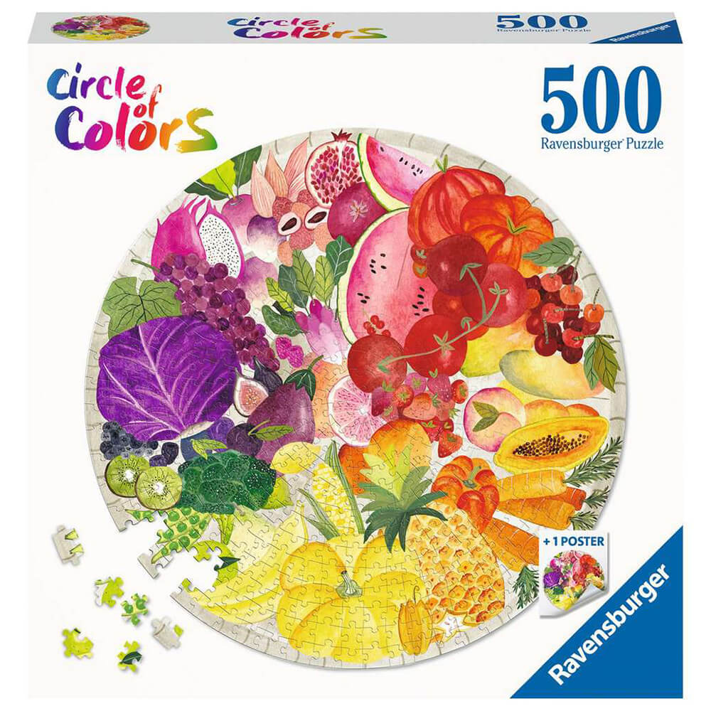 Ravensburger Fruits and Vegetables 500 Piece Jigsaw Puzzle