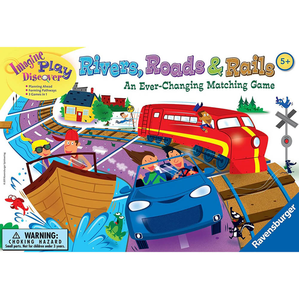 Ravensburger Game - Rivers, Roads & Rails