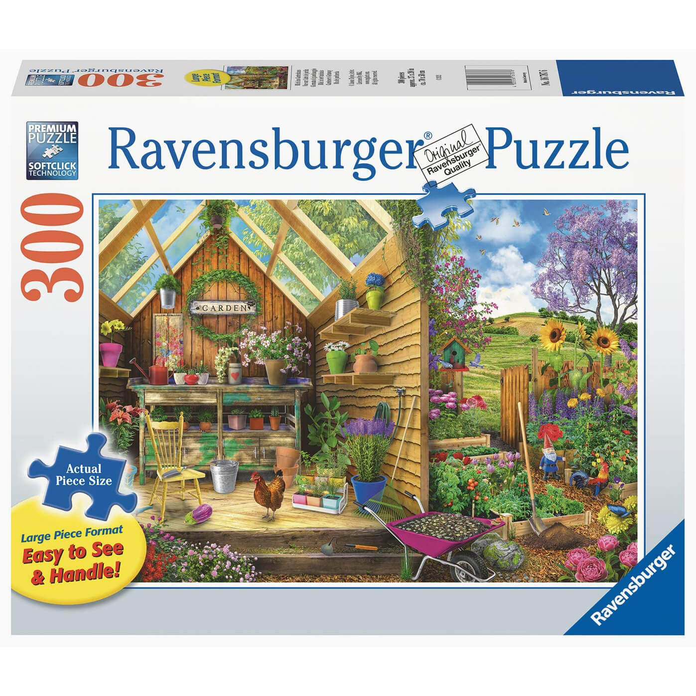 Ravensburger Gardener's Getaway 300 Piece Large Format Puzzle