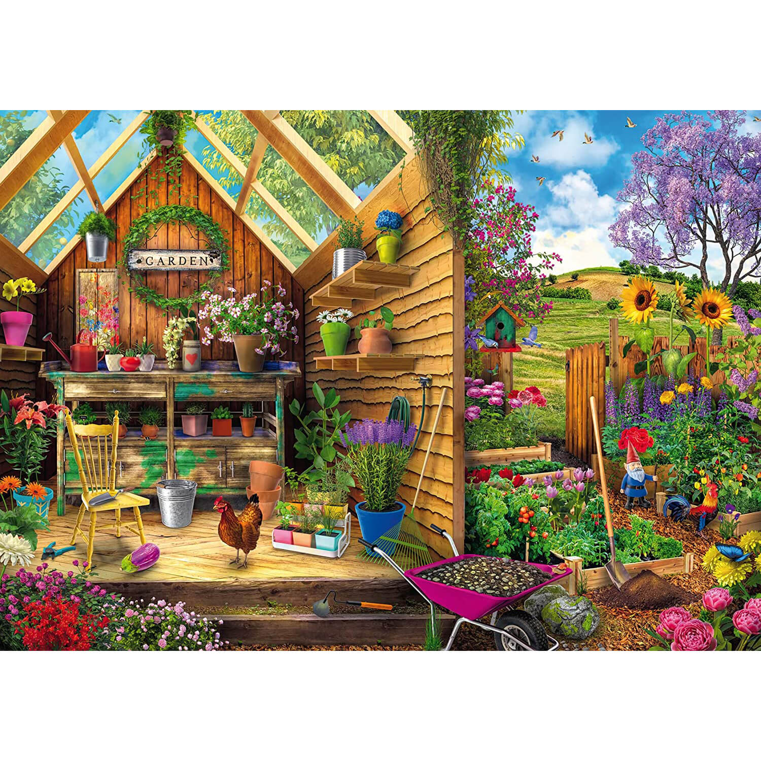Ravensburger Gardener's Getaway 300 Piece Large Format Puzzle