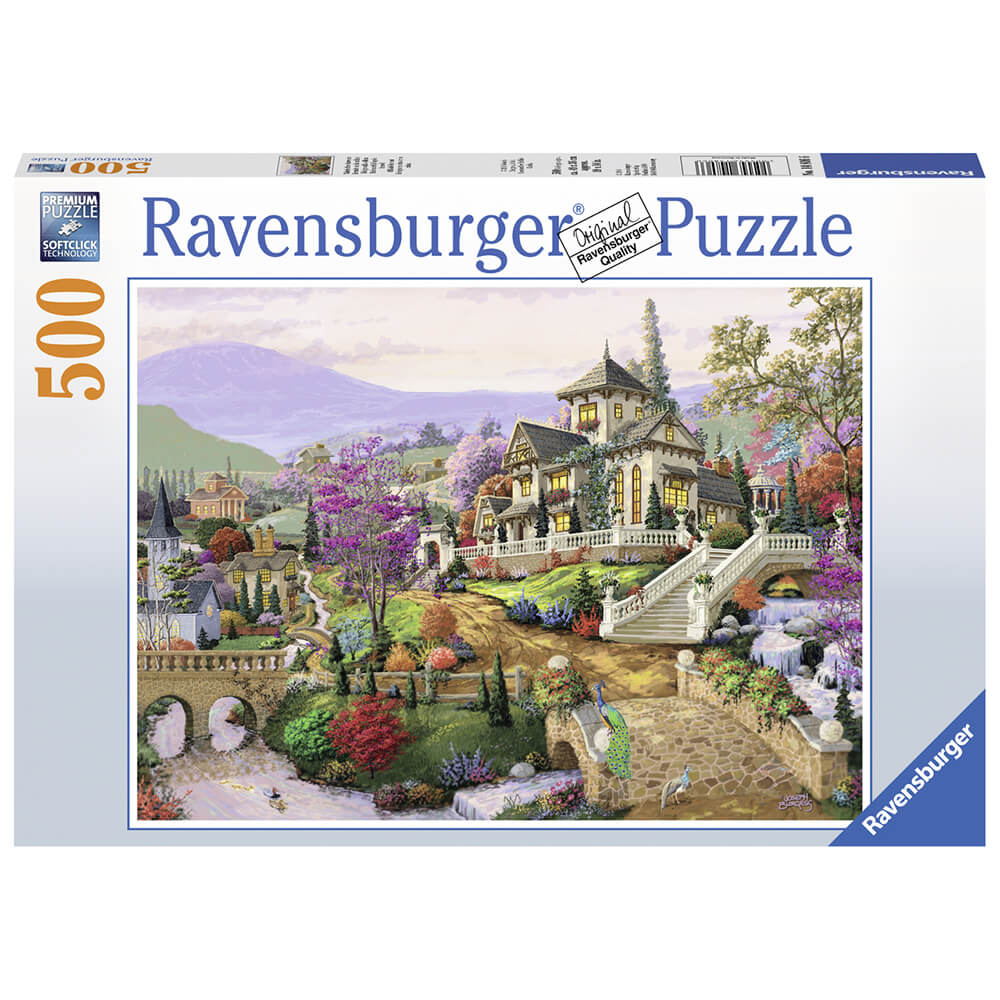 Ravensburger Hillside Retreat 500 Pc Puzzle