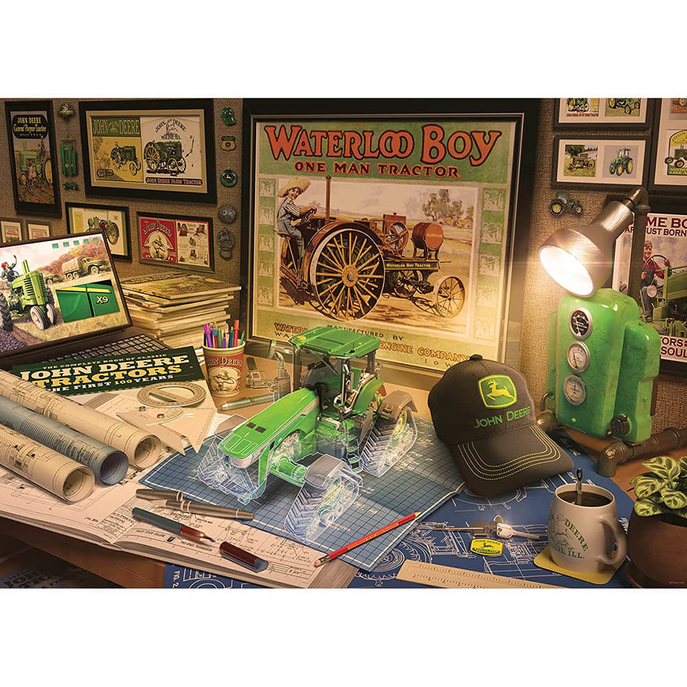 Ravensburger John Deere Work Desk 500-Piece Puzzle