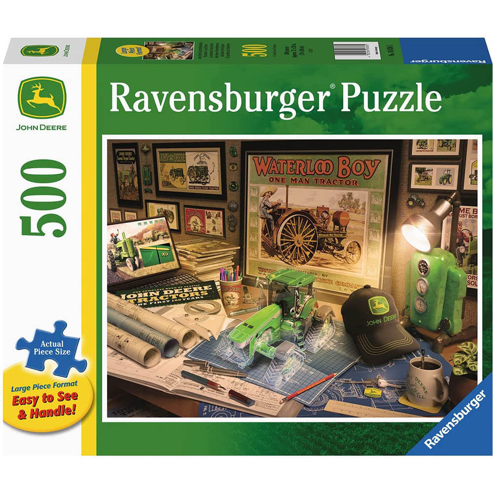 Ravensburger John Deere Work Desk 500-Piece Puzzle