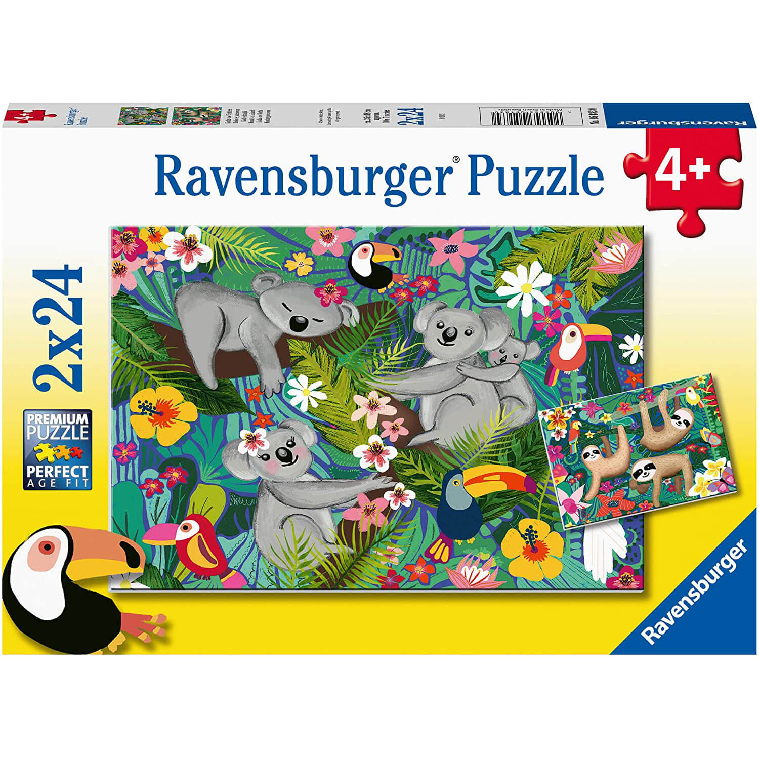 Ravensburger Koalas and Sloths 2 x 24 Piece Puzzle