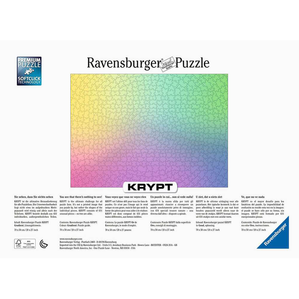 Ravensburger Krypt Gradient 631 Piece Jigsaw Puzzle