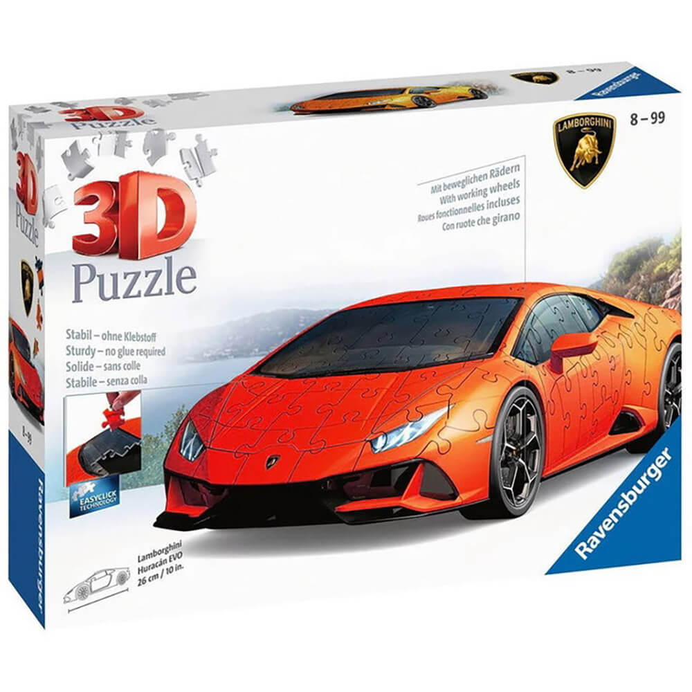 Ravensburger Lamborghini Huracan EVO 108 Piece 3D Vehicle Puzzle