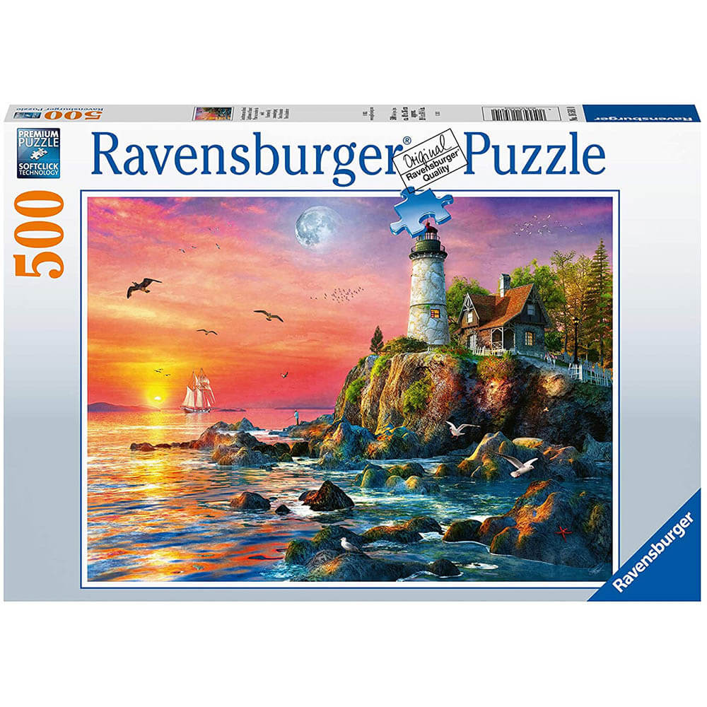 Ravensburger Lighthouse at Sunset 500 Piece Puzzle