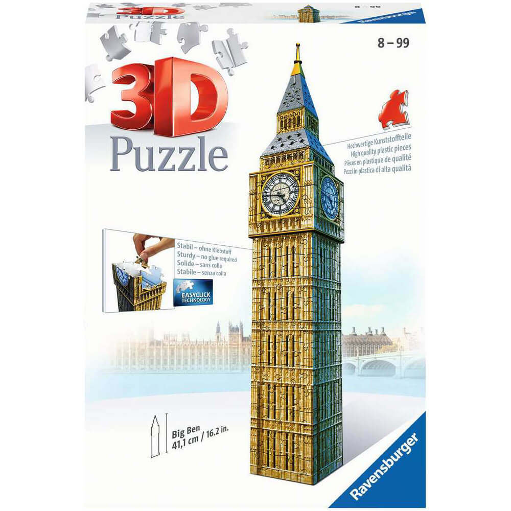Ravensburger Mini Big Ben 54 Piece 3D Bldg Puzzle