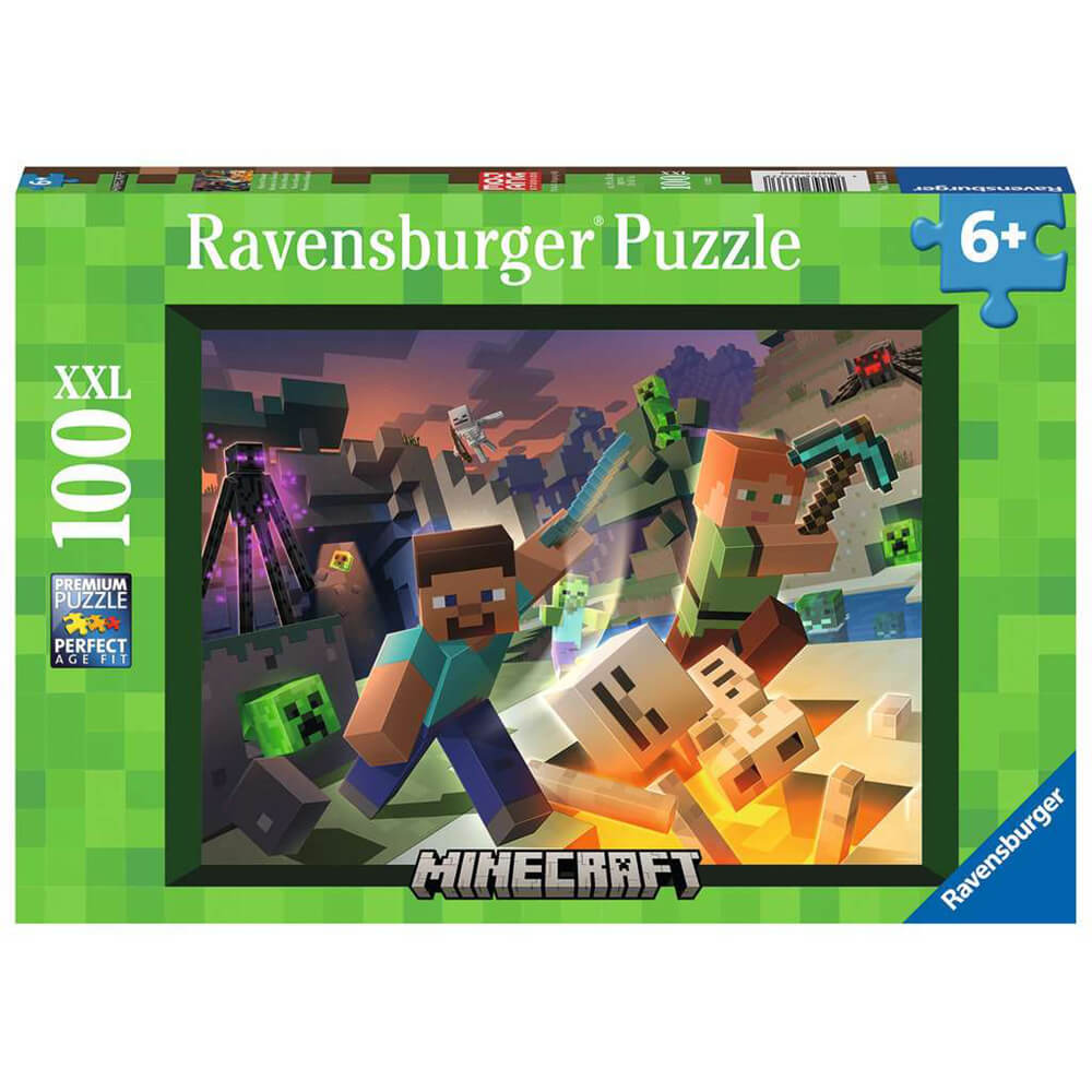 Ravensburger Monster Minecraft 100 Piece Jigsaw Puzzle
