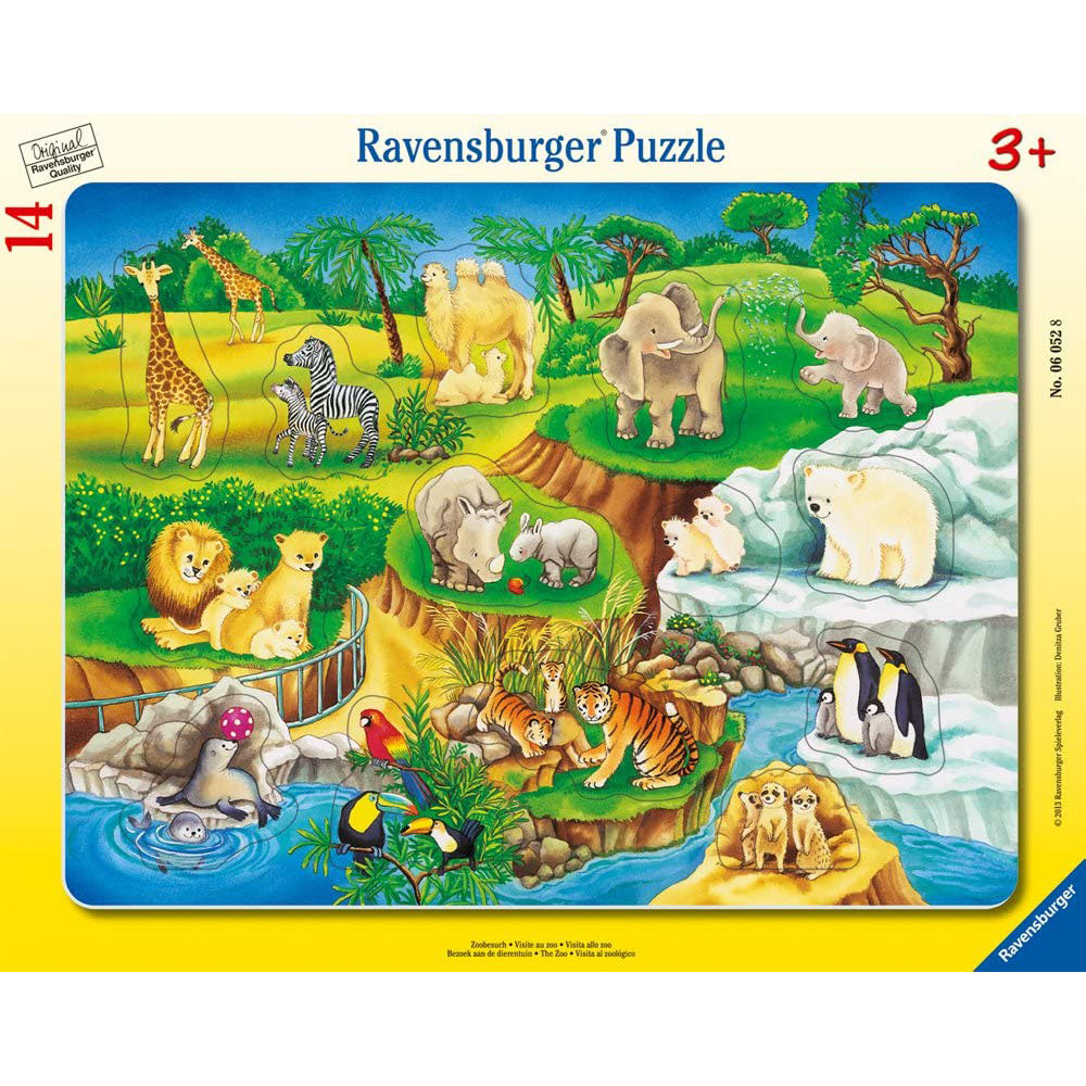 Ravensburger My First Frame Puzzles - The Zoo