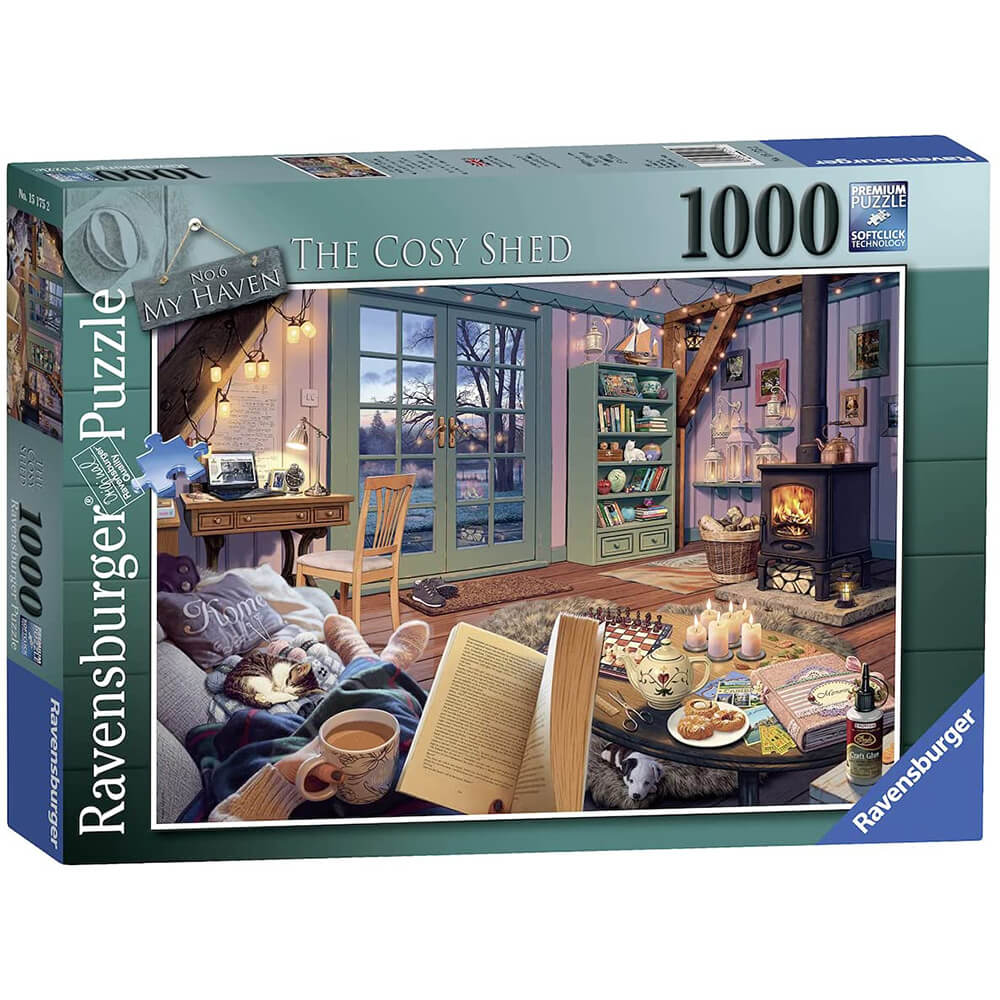 Ravensburger My Haven No 6. The Cosy Shed 1000 Piece Jigsaw Puzzle