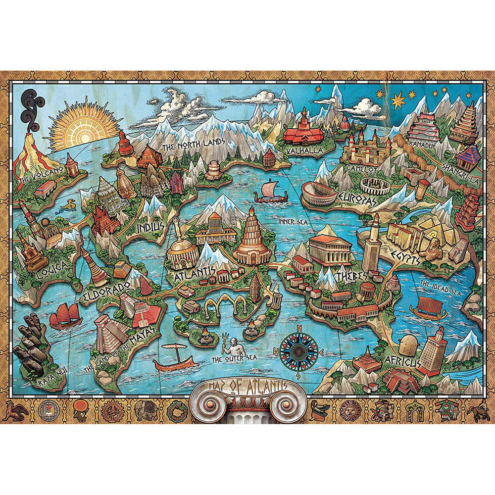 Ravensburger Mysterious Atlantis 1000 Piece Puzzle
