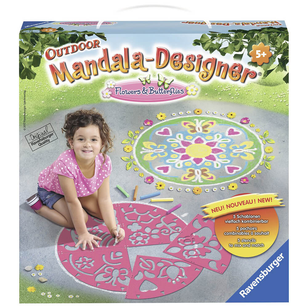 Ravensburger Outdoor Mandala-Designer - Flowers & Butterflies