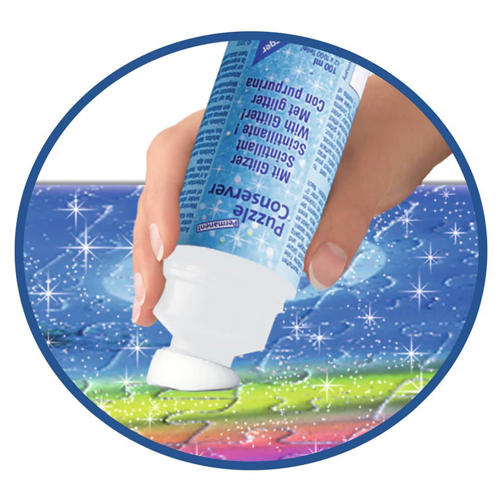 Ravensburger Puzzle Accessories  - Puzzle Conserver with Glitter