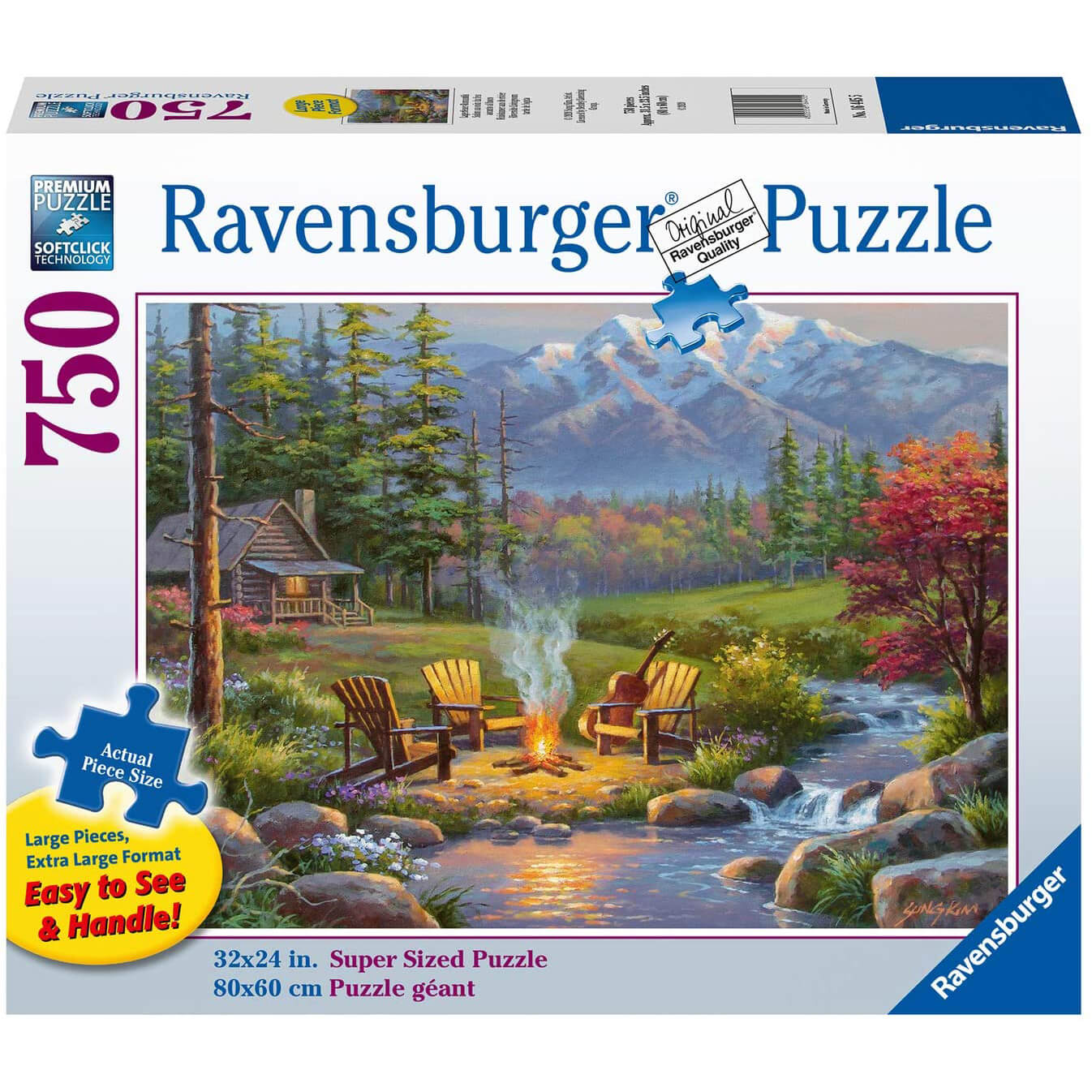 Ravensburger Riverside Livingroom 750 Piece Large Format  Puzzle