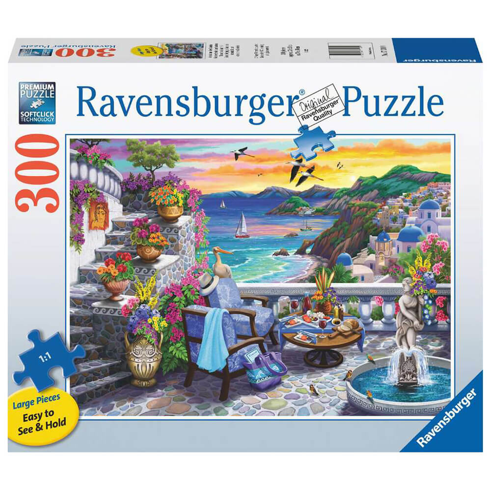 Ravensburger Santorini Sunset 300 Piece Large Format Jigsaw Puzzle
