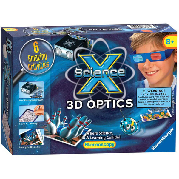 Jeu de société - Science X 3D Optique - Kit d'expériences