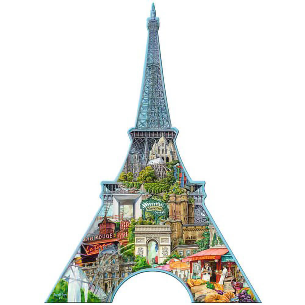 Ravensburger Shaped Puzzles - Eiffel Tower