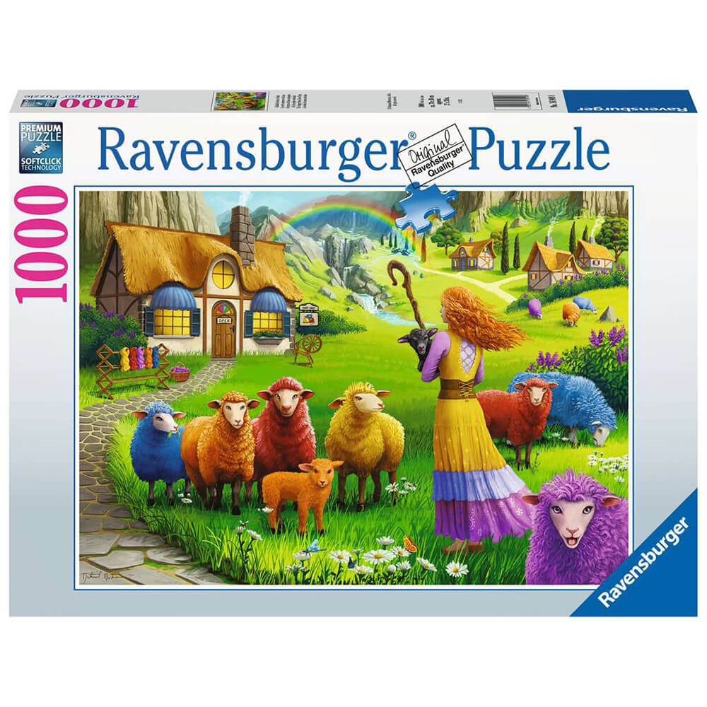 Ravensburger The Happy Sheep Yarn Shop 1000 Piece Jigsaw Puzzle