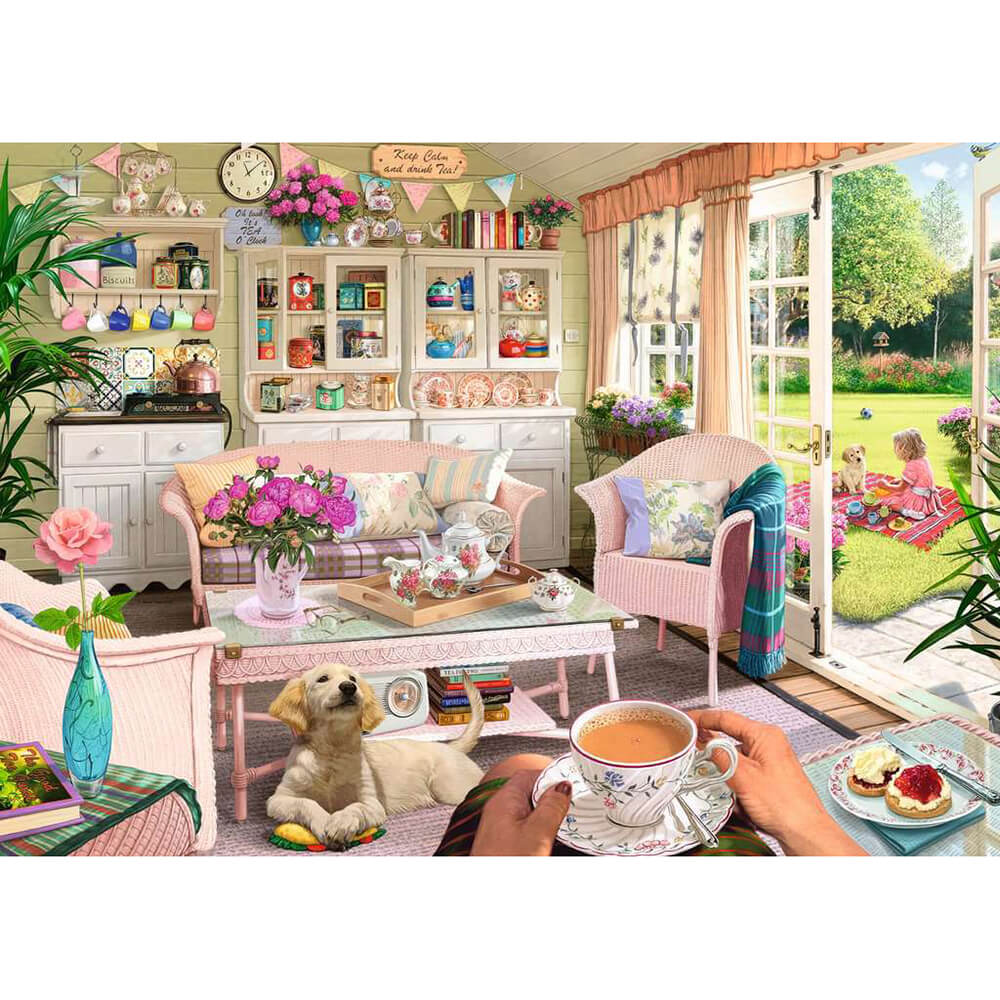 Ravensburger The Tea Shed 1000 Piece Jigsaw Puzzle