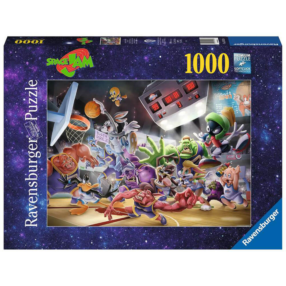 Ravensburger Warner Brothers Space Jam Final Dunk 1000 Piece Jigsaw Puzzle