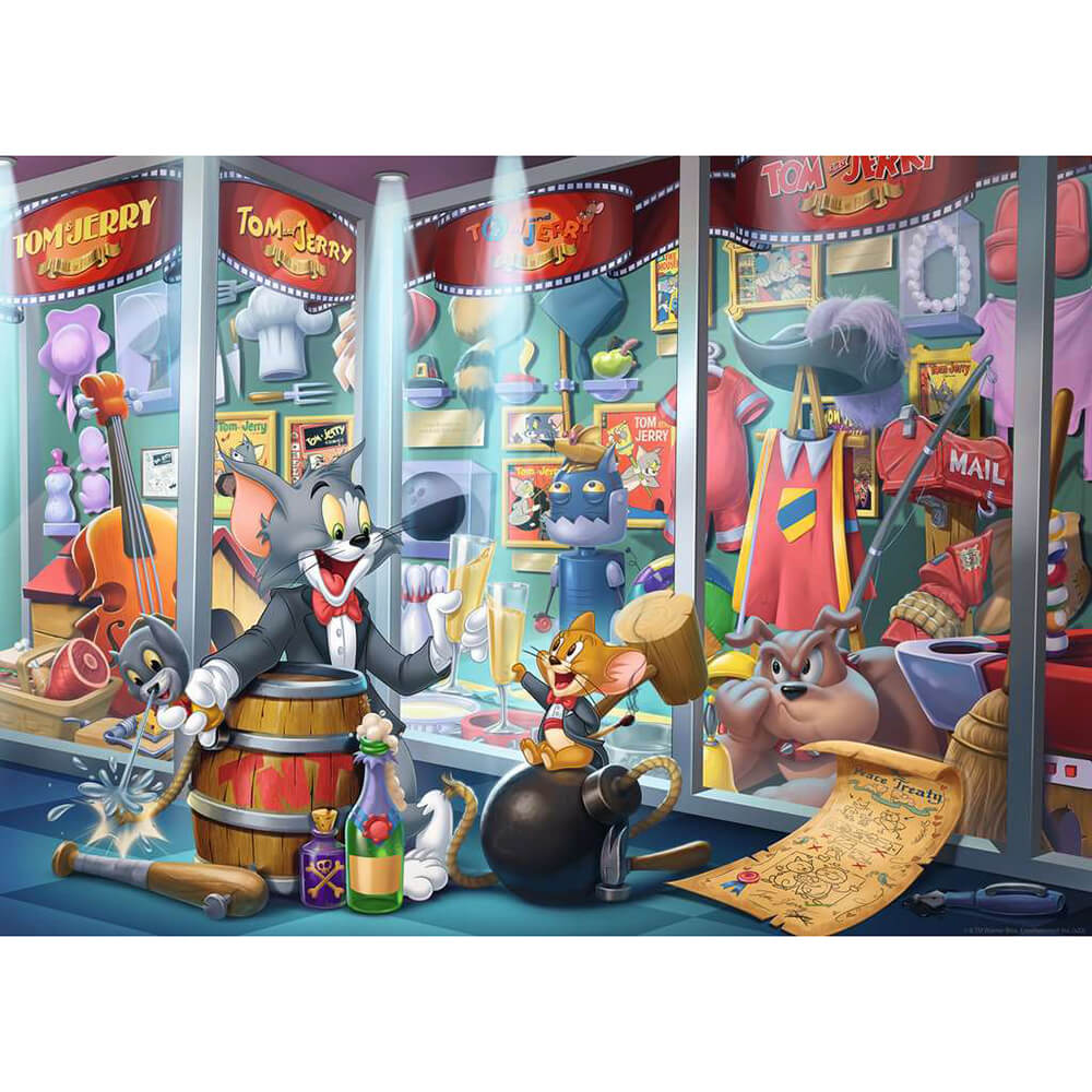 Ravensburger Warner Brothers Tom & Jerry Hall of Fame 1000 Piece Jigsaw Puzzle