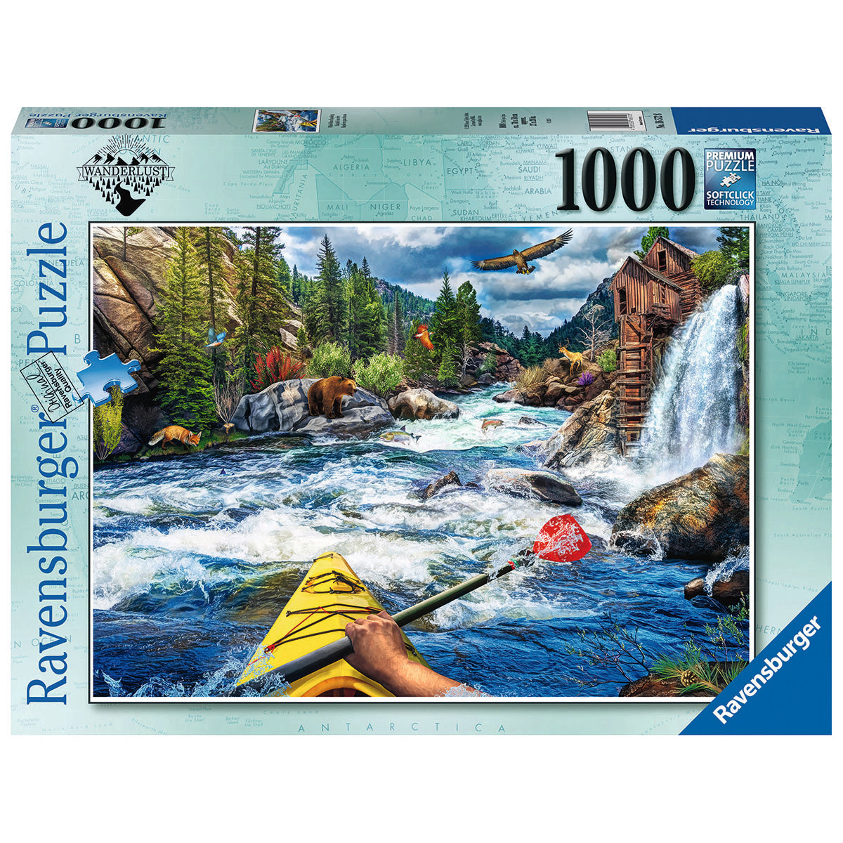 Ravensburger Whitewater Kayaking 1000 Piece Puzzle