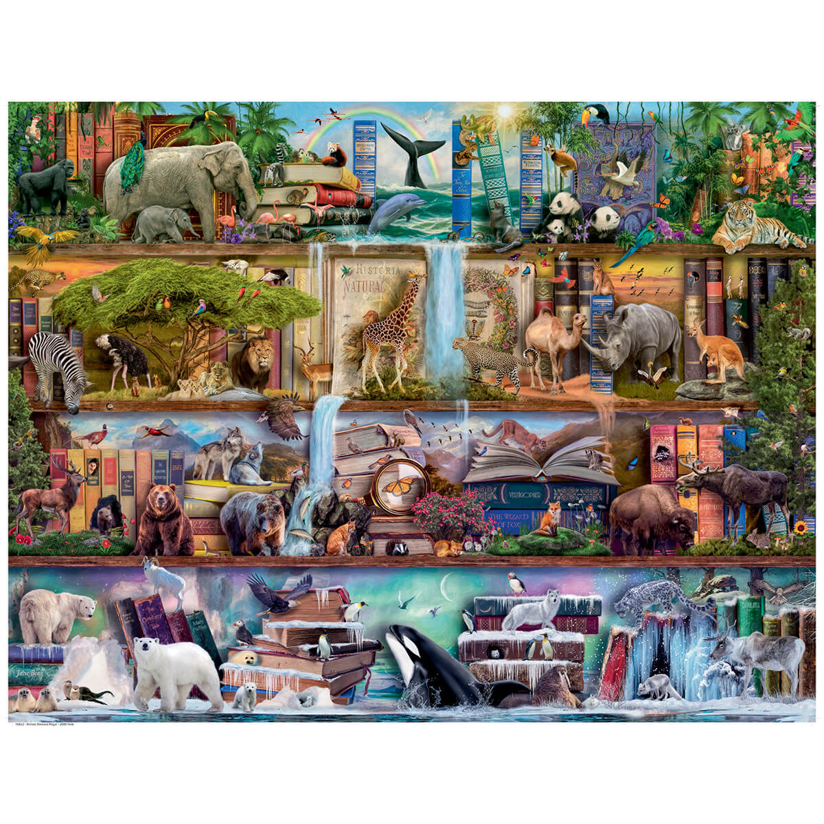 Ravensburger Wild Kingdom Shelves 2000-Piece Puzzle