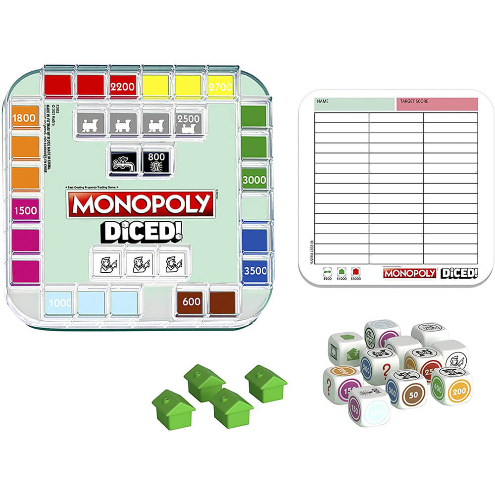 Ready, Set, Roll! Monopoly Diced Game