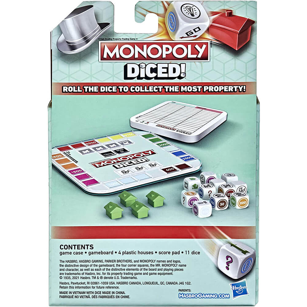 Ready, Set, Roll! Monopoly Diced Game
