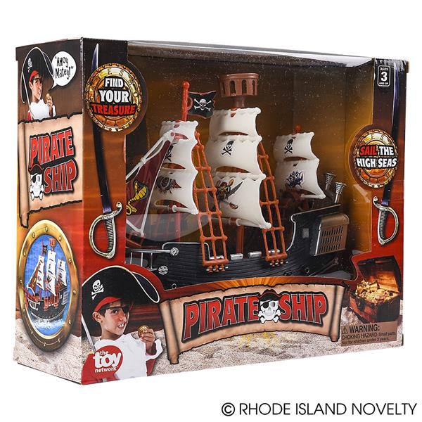 Rhode Island Novelty 10" Pirate Boat Play Set