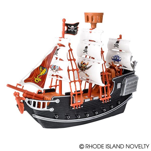 Rhode Island Novelty 10" Pirate Boat Play Set