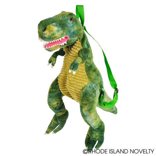 Rhode Island Novelty 20" Green T-Rex Backpack