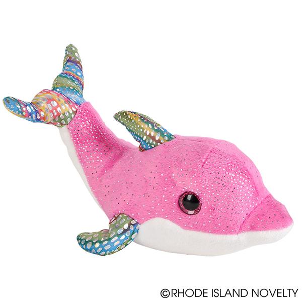 Rhode Island Novelty 7" Dolphin Pink Plush