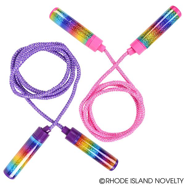 Rhode Island Novelty 84" Rainbow Sparkle Jump Rope