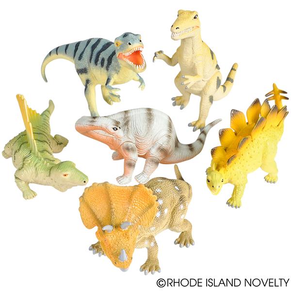 Rhode Island Novelty 9-11" Large Dinosaur (Random Dinosaur)