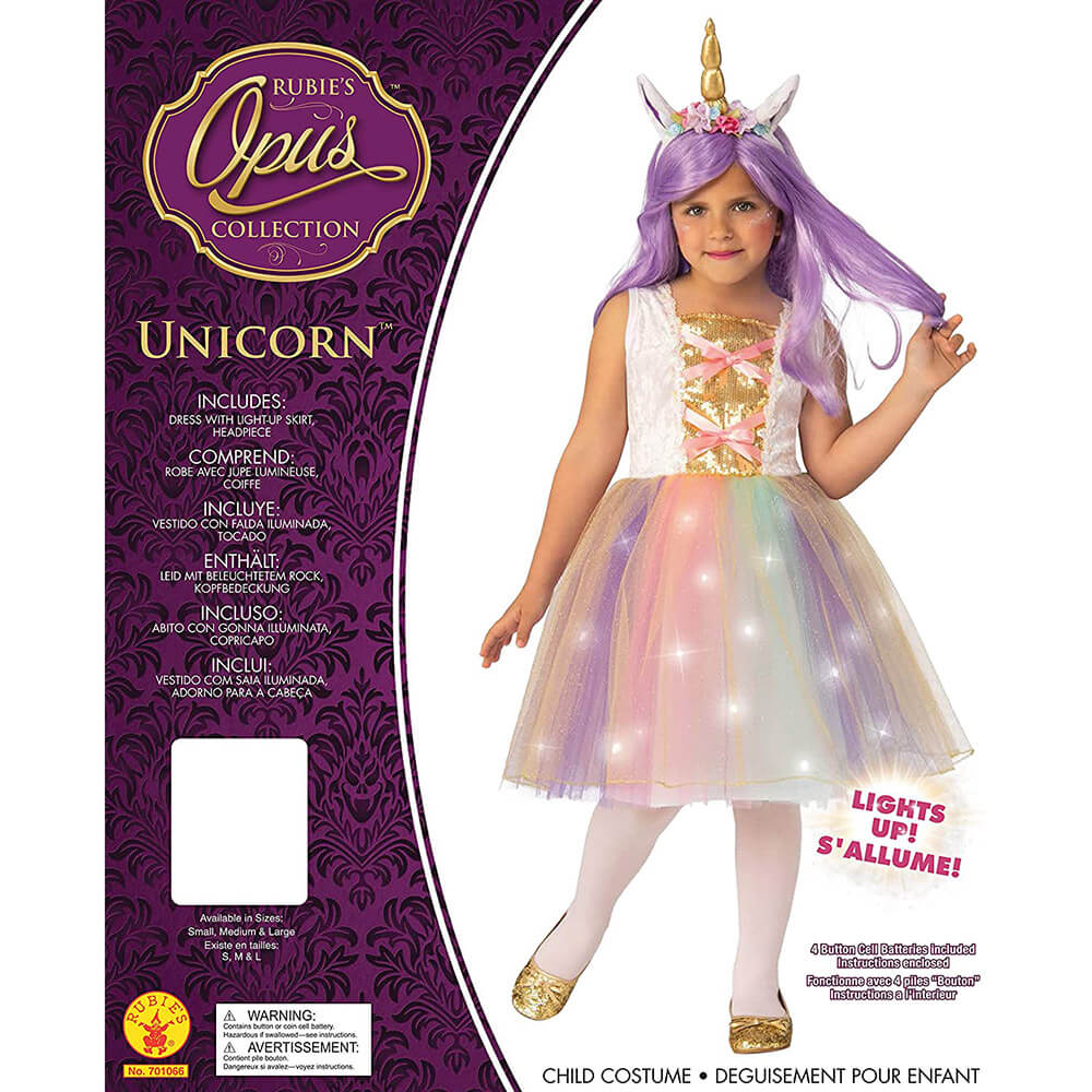 Rubies Unicorn Small Costume with Dress & Headpiece