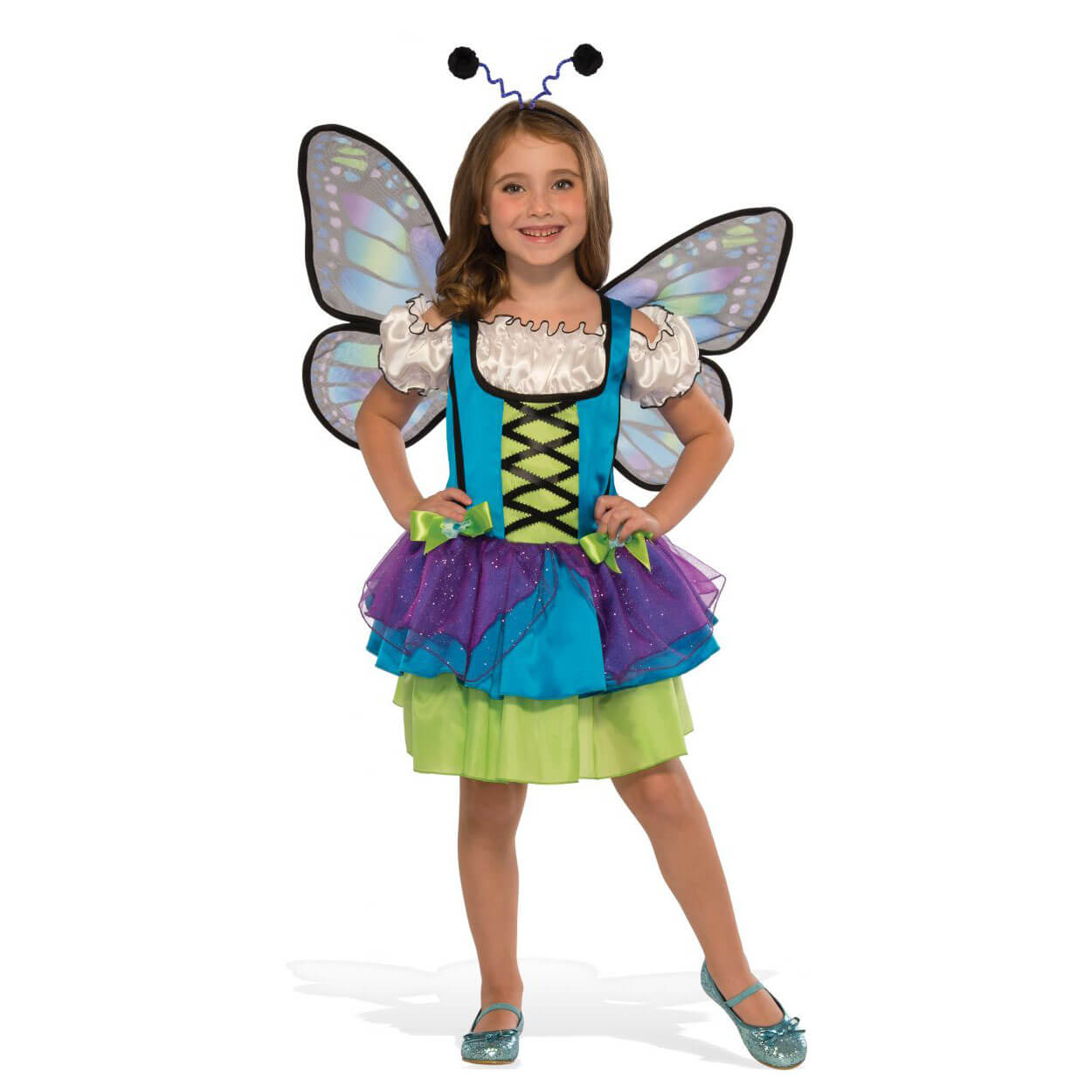 Rubies Glittery Blue Butterfly Small Costume