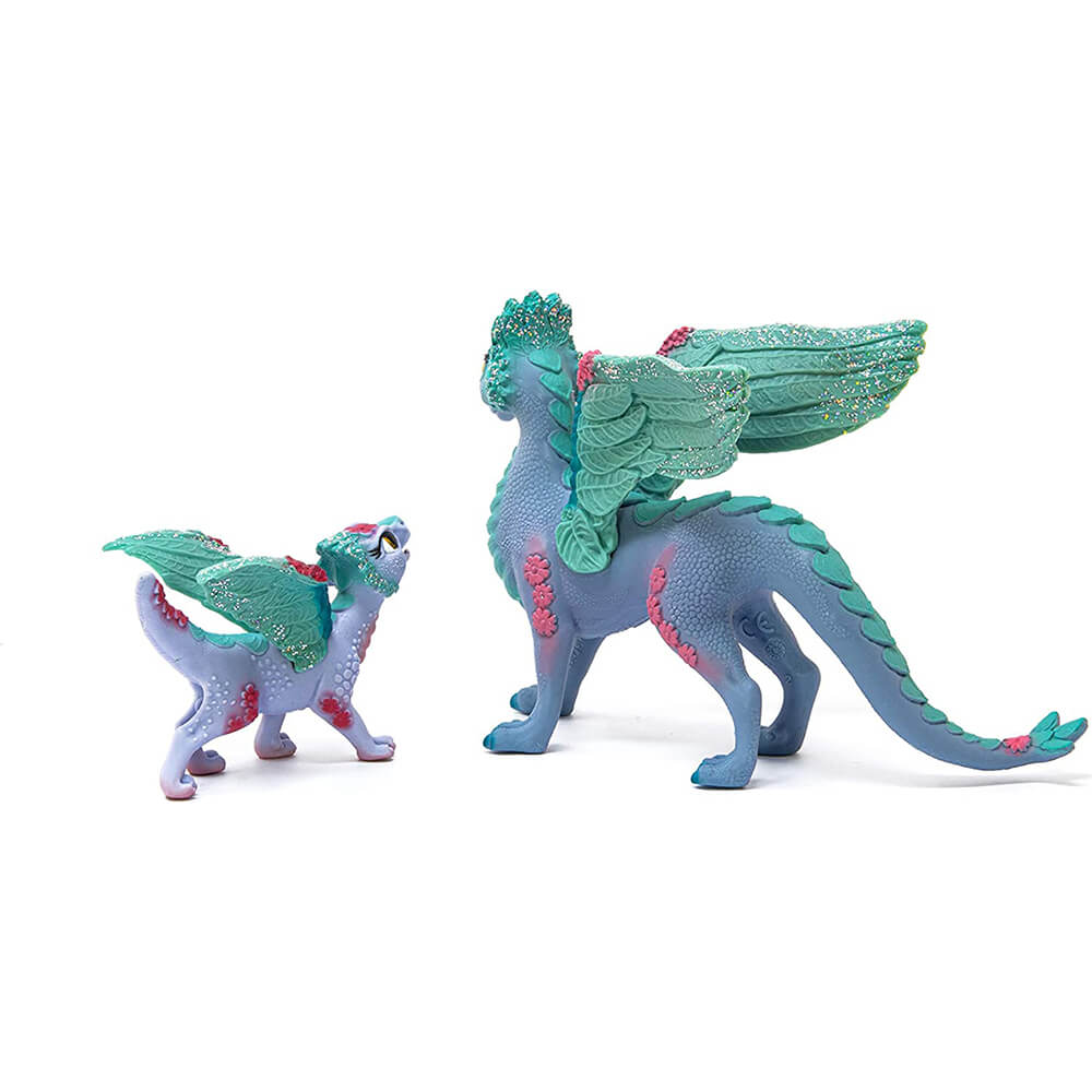 Schleich Bayala Blossom Dragon Mother and Baby