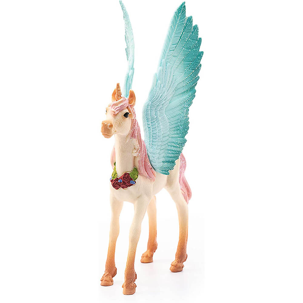 Schleich Bayala Decorated Unicorn Pegasus Foal  Figure