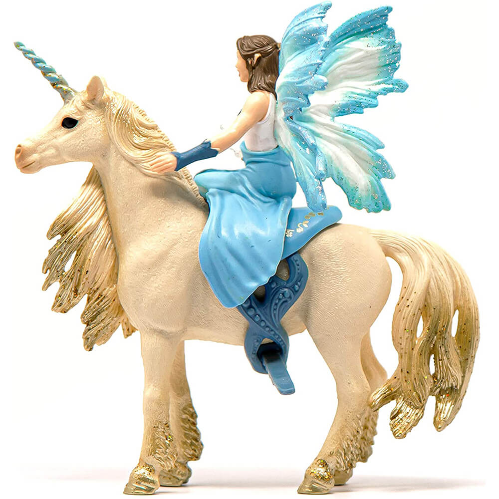 Schleich Bayala Eyela Riding On Golden Unicorn Playset
