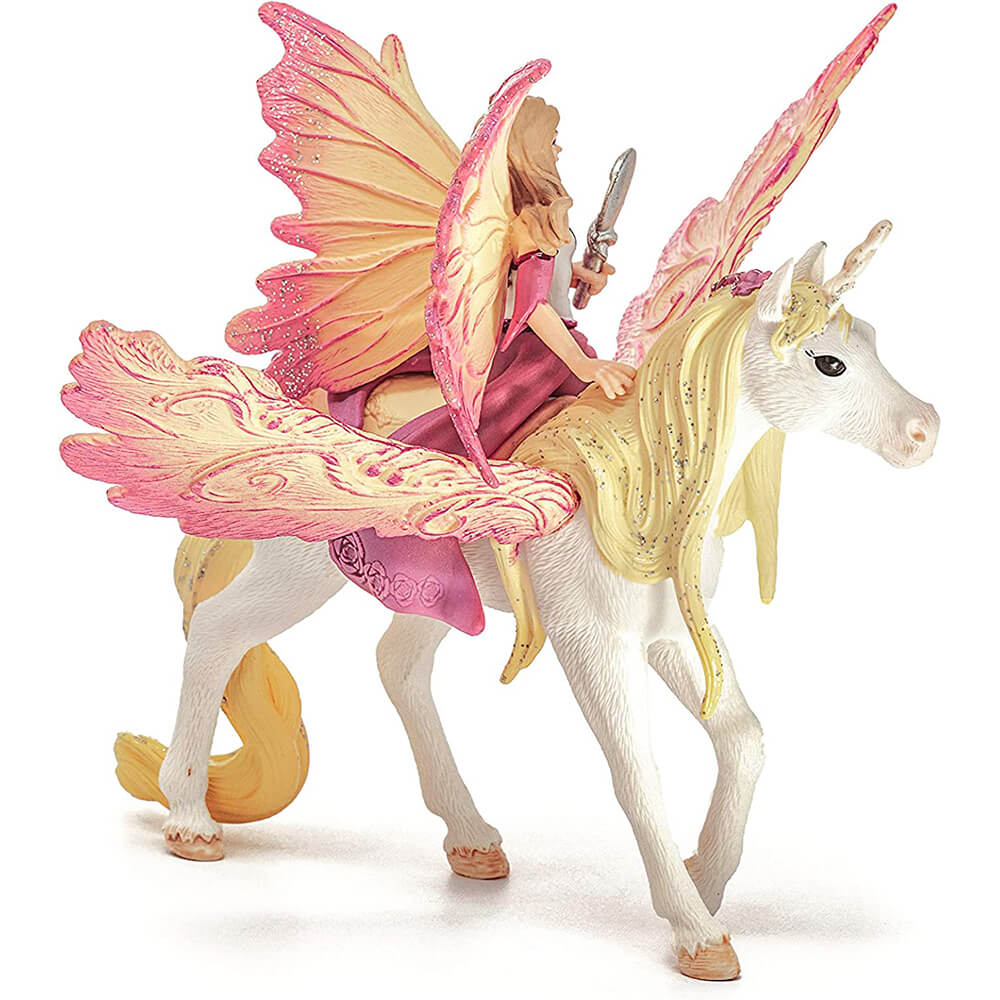 Schleich Bayala Fairy Feya with Pegasus Unicorn Playset